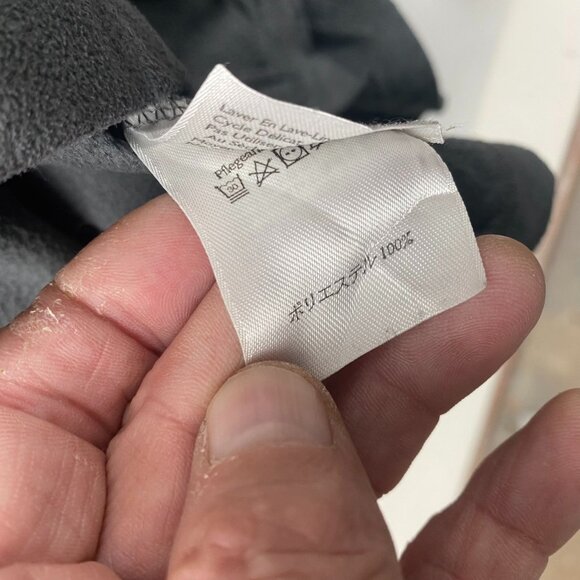 Eddie Bauer Mens Fleece Pullover 1/4-Zip XLT Gray Gorpcore Hiking - Picture 13 of 16